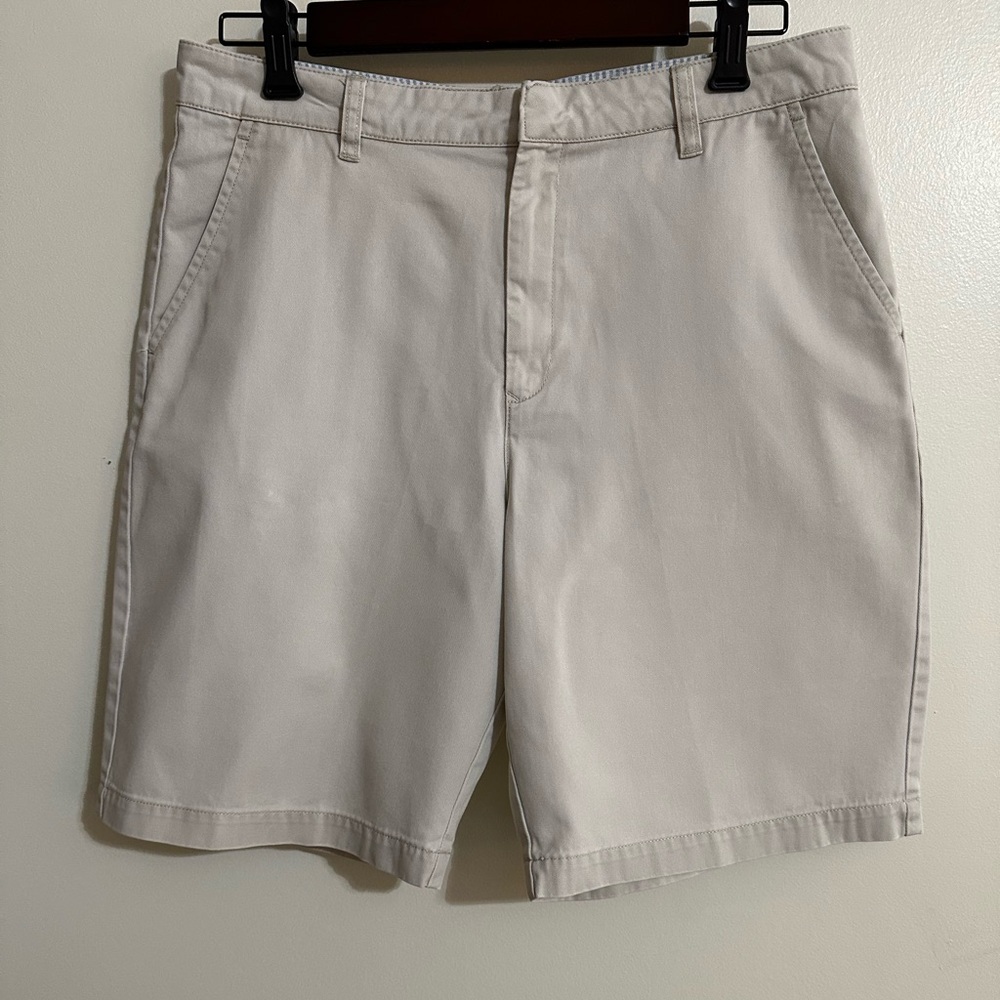 Tommy Hilfiger Lt Beige (Stone) Cotton Chino Shorts, Size 10